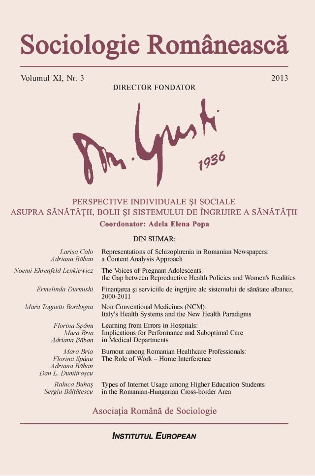 Coperta Sociologie Românească 3/2013